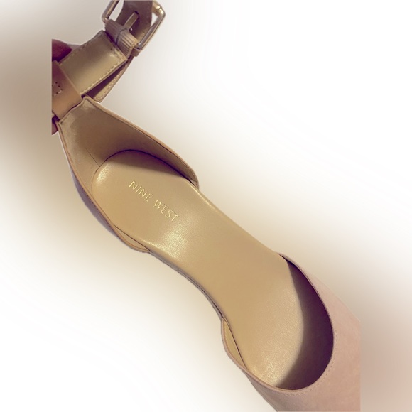 Nine West Womens Ariela Espadrille Buckle Wedge Sandals Blush Pnk Size 10 - Picture 2 of 7